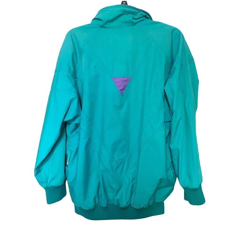 Innovations by Izzi Vintage 80's Teal Purple Jacket Women's Size Small - Picture 2 of 12